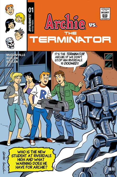 ARCHIE VS THE TERMINATOR #1 CVR D BILL GALVAN VAR DYNAMITE Entertainment Rory McConvilla Steven Butler, Lily Butler Bill Galvan PREORDER