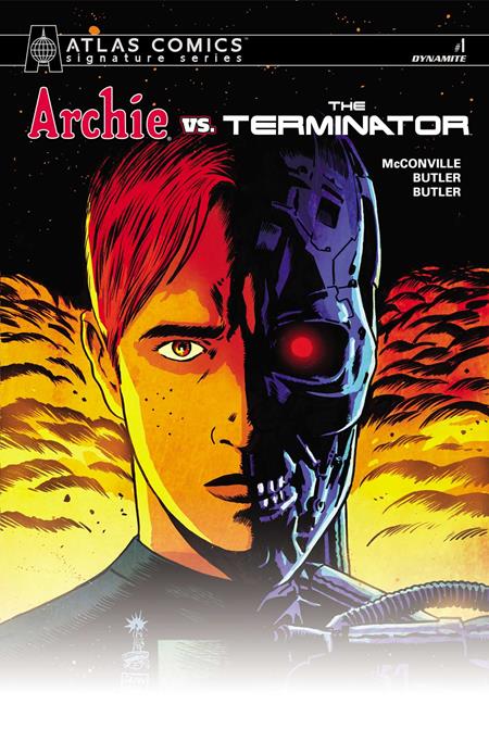 ARCHIE VS THE TERMINATOR #1 CVR K FRANCESCO FRANCAVILLA ATLAS EDITION SIGNED BY FRANCESCO FRANCAVILLA VAR DYNAMITE Entertainment Rory McConvilla Steven Butler, Lily Butler Francesco Francavilla PREORDER