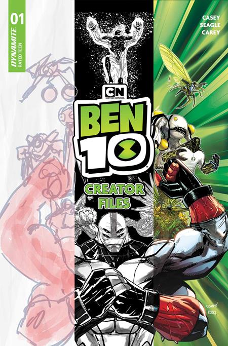 BEN 10 #1 CREATOR FILES (ONE SHOT) CVR A ROBERT CAREY DYNAMITE Entertainment Joe Casey, Steven T. Seagle Robert Carey Robert Carey PREORDER