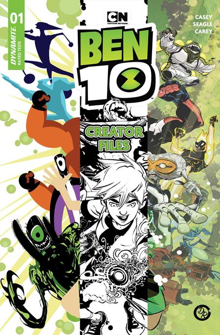 BEN 10 #1 CREATOR FILES (ONE SHOT) CVR B DUNCAN ROULEAU VAR DYNAMITE Entertainment Joe Casey, Steven T. Seagle Robert Carey Duncan Rouleau PREORDER