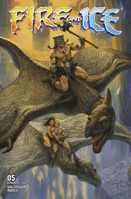 FIRE AND ICE #5 CVR C CIRUELO VAR DYNAMITE Entertainment Bill Willingham Leonardo Manco Ciruelo PREORDER
