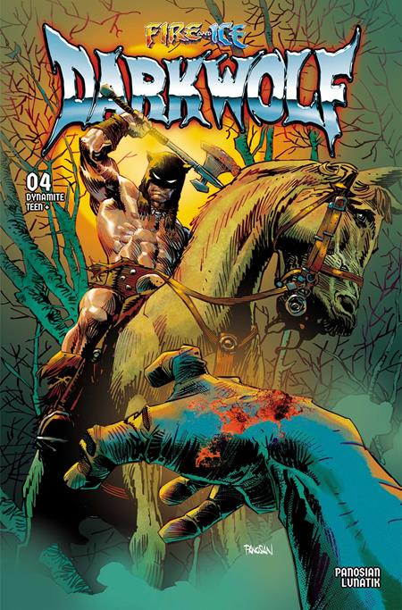 FIRE AND ICE DARKWOLF #4 CVR A DAN PANOSIAN VAR DYNAMITE Entertainment Dan Panosian Andrey Lunatik DanPanosian PREORDER