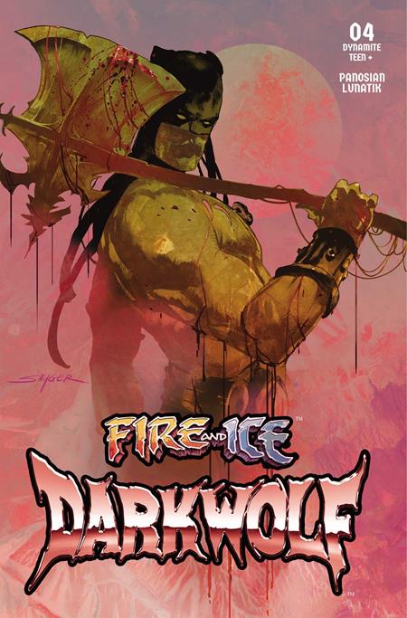 FIRE AND ICE DARKWOLF #4 CVR D STUART SAYGER VAR DYNAMITE Entertainment Dan Panosian Andrey Lunatik Stuart Sayger PREORDER