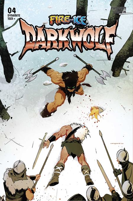 FIRE AND ICE DARKWOLF #4 CVR E CARY NORD VAR DYNAMITE Entertainment Dan Panosian Andrey Lunatik Cary Nord PREORDER
