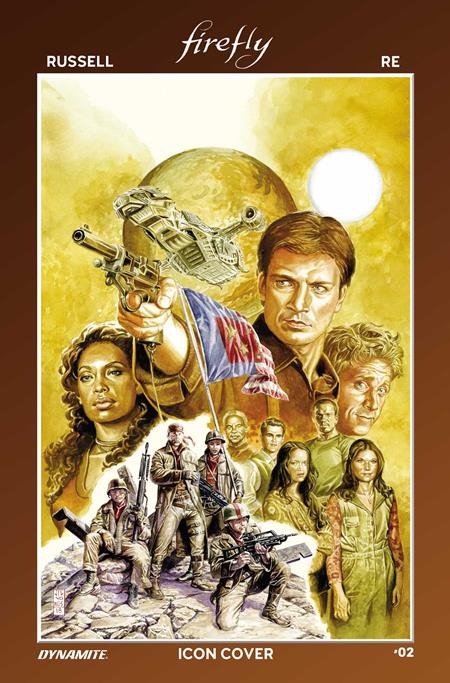 FIREFLY #2 CVR F JG JONES ICON VAR DYNAMITE Entertainment Mark Russell Lorenzo Re J.G. Jones PREORDER