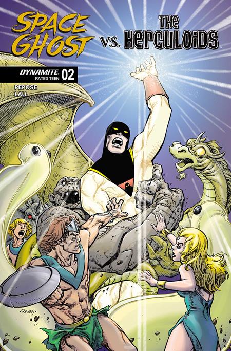 SPACE GHOST VS THE HERCULOIDS #2 CVR E TOM RANEY VAR DYNAMITE Entertainment David Pepose Jonathan Lau Tom Raney PREORDER