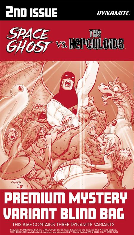 SPACE GHOST VS THE HERCULOIDS #2 CVR H PREMIUM MYSTERY BLIND BAG VAR DYNAMITE Entertainment David Pepose Jonathan Lau Premium Mystery Blind Bag PREORDER