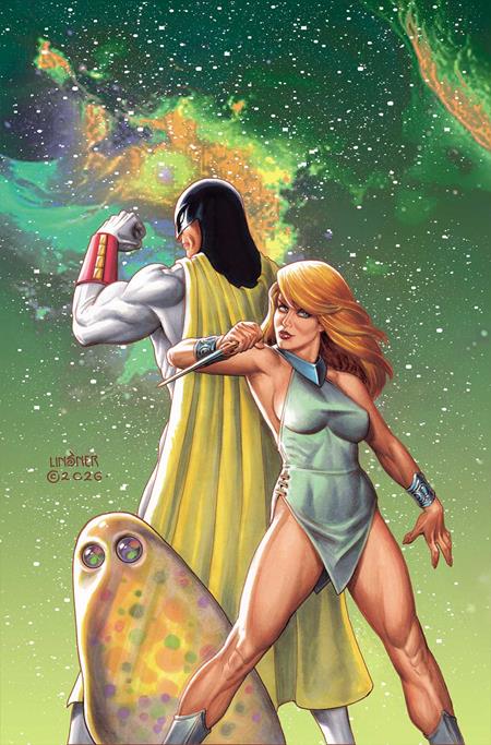 SPACE GHOST VS THE HERCULOIDS #2 CVR K INC 1:20 JOSEPH MICHAEL LINSNER VIRGIN VAR DYNAMITE Entertainment David Pepose Jonathan Lau Joseph Michael Linsner PREORDER