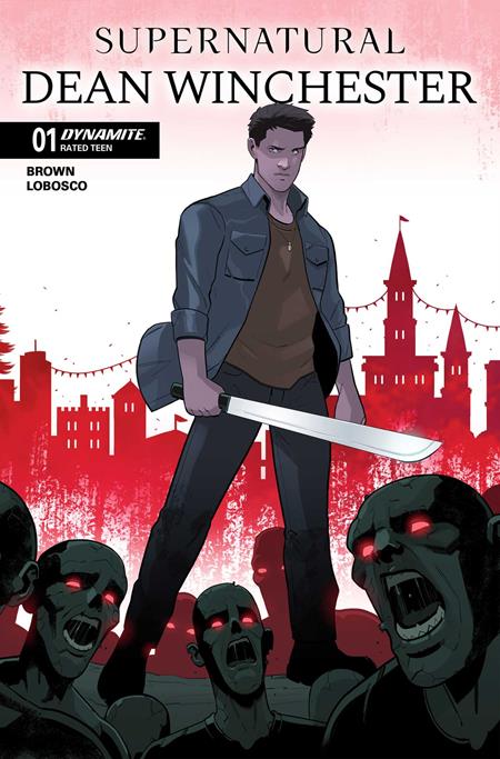 SUPERNATURAL DEAN WINCHESTER #1 CVR C STEPHEN BYRNE VAR DYNAMITE Entertainment Chuck Brown Rapha Lobosco Stephen Byrne PREORDER