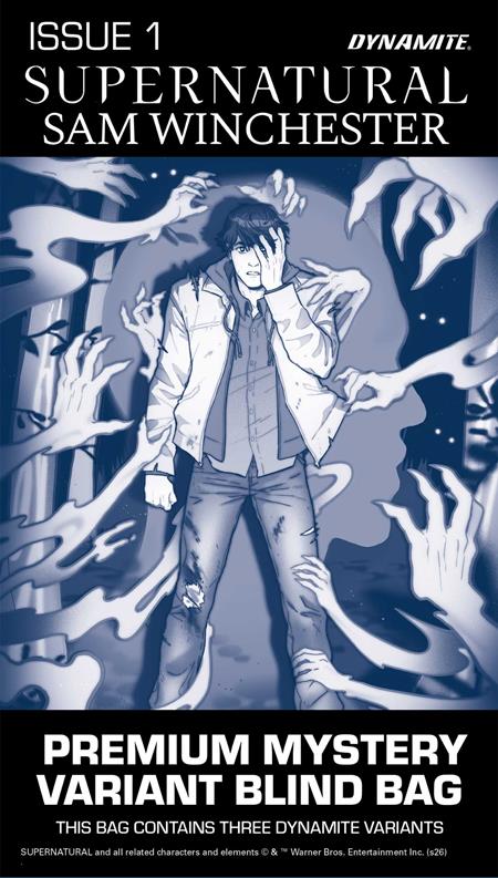 SUPERNATURAL SAM WINCHESTER #1 CVR H PREMIUM MYSTERY BLIND BAG VAR DYNAMITE Entertainment Paulina Ganucheau Kendall Goode Premium Mystery Blind Bag PREORDER