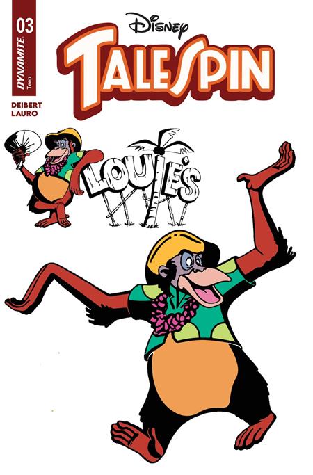 TALESPIN #3 CVR D CHARACTER DESIGN ART VAR DYNAMITE Entertainment Amanda Deibert Carlo Lauro Character Design PREORDER