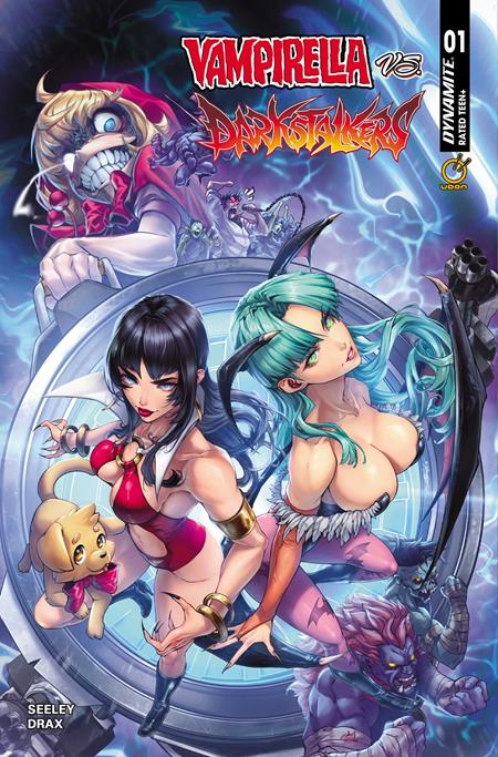 VAMPIRELLA VS DARKSTALKERS SPECIAL #1 (ONE SHOT) CVR A DRAX DYNAMITE Entertainment Tim Seeley Drax Drax PREORDER