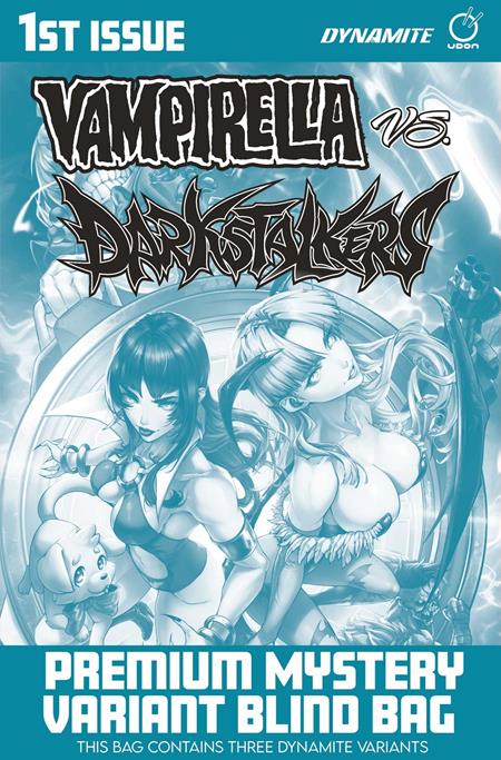VAMPIRELLA VS DARKSTALKERS SPECIAL #1 (ONE SHOT) CVR I PREMIUM MYSTERY BLIND BAG VAR DYNAMITE Entertainment Tim Seeley Drax Premium Mystery Blind Bag PREORDER