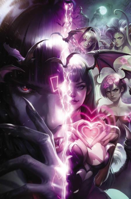 VAMPIRELLA VS DARKSTALKERS SPECIAL #1 (ONE SHOT) CVR M INC 1:20 FRANCESCO MATTINA VIRGIN VAR DYNAMITE Entertainment Tim Seeley Drax Francesco Mattina PREORDER