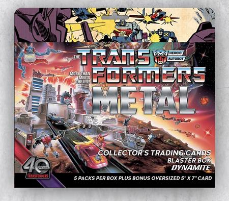 Transformers 40th Anniversary Metal Trading Cards Blaster Box (2026)
