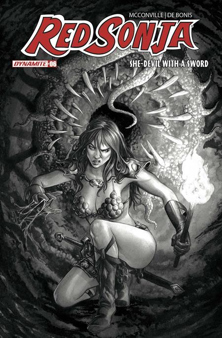 Red Sonja: She-Devil with a Sword #6 (Cvr N) (2026) (1:7) Mike Rooth B&w Virgin Incentive Variant