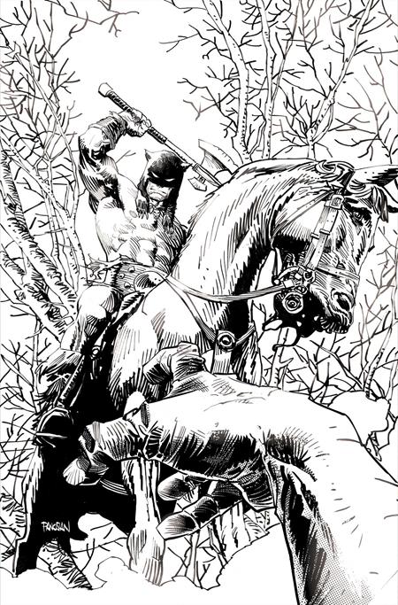 FIRE AND ICE DARKWOLF #4 CVR O INC 1:10 DAN PANOSIAN LINE ART VIRGIN VAR DYNAMITE Entertainment Dan Panosian Andrey Lunatik Dan Panosian PREORDER