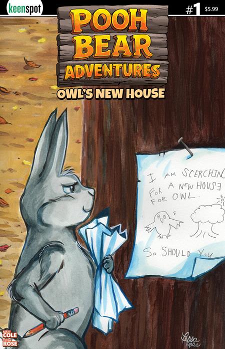 POOH BEAR ADVENTURES OWLS NEW HOUSE #1 (ONE SHOT) CVR A TESSA ROSE Ex Posse Holdings Matt Cole Tessa Rose Tessa Rose PREORDER