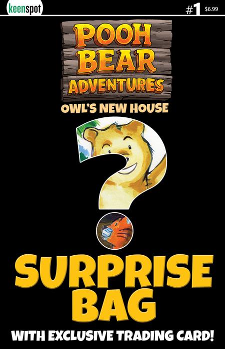 POOH BEAR ADVENTURES OWLS NEW HOUSE #1 (ONE SHOT) CVR D SURPRISE COVER BAGGED WITH TRADING CARD VAR Ex Posse Holdings Matt Cole Tessa Rose Surprise Cover PREORDER