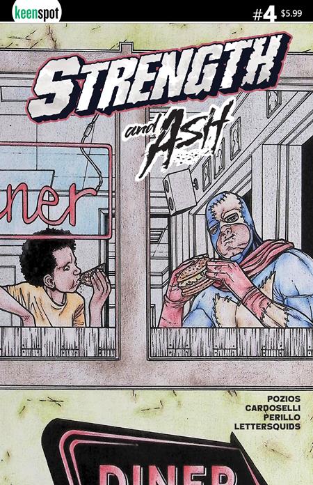 STRENGTH & ASH #4 CVR C ALEX SANCHEZ FRANCESCA PERILLO DINER VAR Ex Posse Holdings Evan K Pozios Stefano Cardoselli, Francesca Perillo Alex Sanchez, Francesca Perillo PREORDER