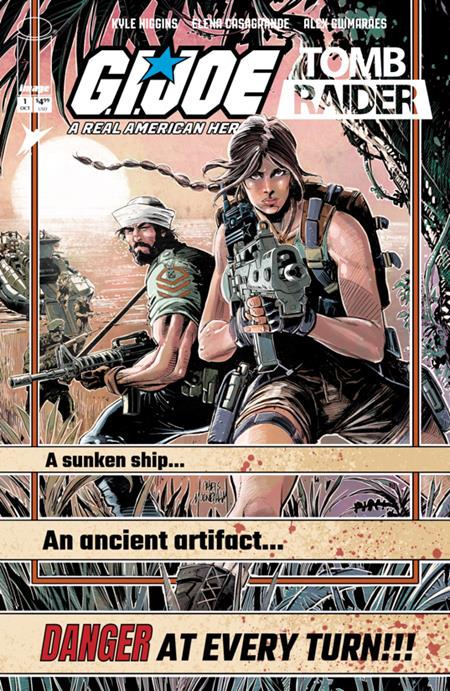 GI JOE A REAL AMERICAN HERO TOMB RAIDER #1 (OF 5) CVR D INC 1:25 CHRIS MOONEYHAM VINTAGE JOE VAR Image Comics Kyle Higgins Elena Casagrande, Alex Guimaraes Chris Mooneyham PREORDER