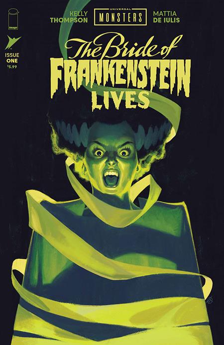 UNIVERSAL MONSTERS BRIDE OF FRANKENSTEIN LIVES #1 (OF 4) CVR H INC 1:100 DAVID TALASKI FOIL VAR Image Comics Kelly Thompson Mattia De Iulis David Talaski PREORDER