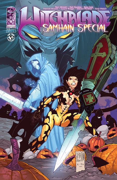 WITCHBLADE SAMHAIN SPECIAL (ONE SHOT) CVR A PAT BOUTIN & ARIF PRIANTO Image Comics Marc Silvestri, Matt Hawkins, Ryan Cady Pat Boutin, Laura Braga, Gibran Ferdian Pat Boutin, Arif Prianto PREORDER