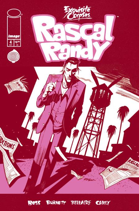 EXQUISITE CORPSES RASCAL RANDY #4 (OF 5) CVR C DYLAN BURNETT POLYBAGGED WITH COLLECTIBLE CARD VAR (MR) Image Comics Tyler Boss Dylan Burnett, Jordie Bellaire Dylan Burnett PREORDER