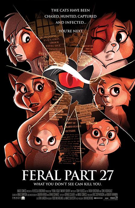FERAL #27 CVR B ALLEN PASSALAQUA & TONY FLEECS URBAN LEGENDS HOMAGE VAR Image Comics Tony Fleecs Trish Forstner, Tone Rodriguez, Brad Simpson Trish Forstner, Allen Passalaqua, Tony Fleecs PREORDER