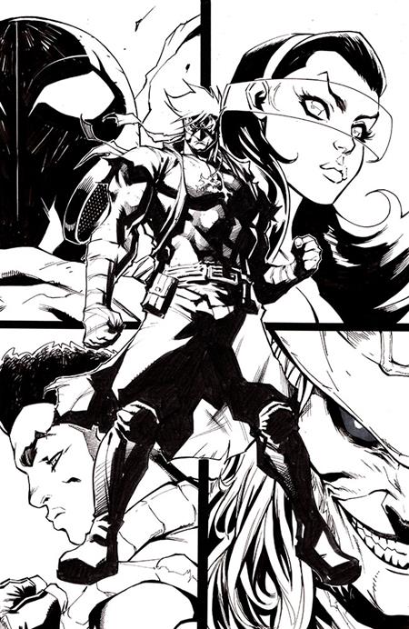 FINAL BOSS #11 CVR D INC 1:25 ALE GARZA B&W VIRGIN VAR (MR) Image Comics Tyler Kirkham Tyler Kirkham, David Miller, Ifansyah Noor Ale Garza PREORDER