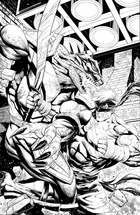 FINAL BOSS #11 CVR E INC 1:50 TYLER KIRKHAM B&W VIRGIN VAR (MR) Image Comics Tyler Kirkham Tyler Kirkham, David Miller, Ifansyah Noor Tyler Kirkham PREORDER