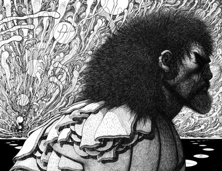 KARMAN BLADE #2 (OF 4) CVR C INC 1:25 IAN BERTRAM B&W WRAPAROUND VAR (MR) Image Comics Darcy Van Poelgeest Ian Bertram Ian Bertram PREORDER