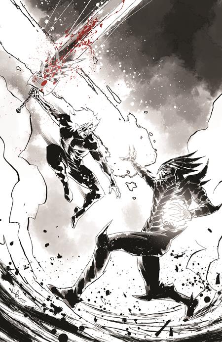 Lost Fantasy #13 (Cvr E) (2026) Luca Casalanguida And Blood B&W Black White Virgin Variant
