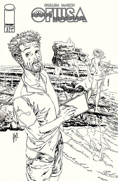 OFIUSA #2 (OF 6) CVR D INC 1:25 GUILLEM MARCH RAW ART VAR (MR) Image Comics Guillem March Guillem March Guillem March PREORDER
