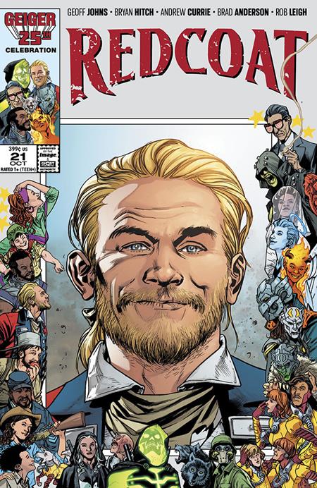 REDCOAT #21 CVR B BRYAN HITCH & BRAD ANDERSON GEIGER #25 ANNIVERSARY VAR Image Comics Geoff Johns Bryan Hitch, Brad Anderson Bryan Hitch, Brad Anderson PREORDER