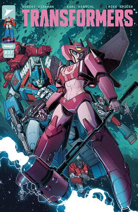 TRANSFORMERS #37 CVR D INC 1:25 NICK BRADSHAW & JIM CHARALAMPIDIS VAR Image Comics Robert Kirkman Karl Kerschl, Mike Spicer Nick Bradshaw, Jim Charalampidis PREORDER