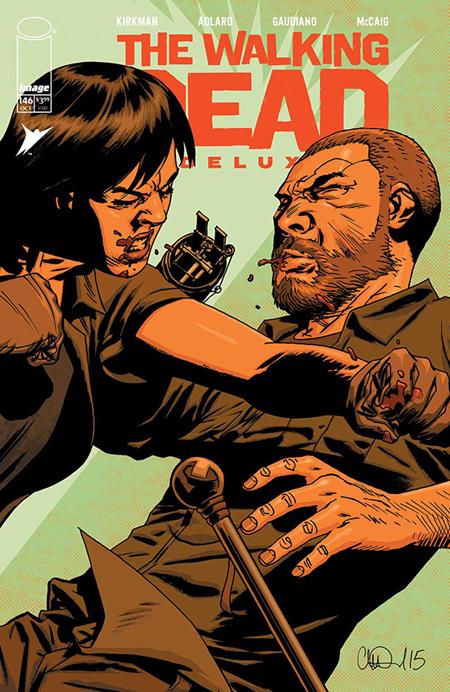WALKING DEAD DELUXE #146 CVR B CHARLIE ADLARD & DAVE MCCAIG VAR (MR) Image Comics Robert Kirkman Charlie Adlard, Stefano Gaudiano, Dave McCaig Charlie Adlard, Dave McCaig PREORDER