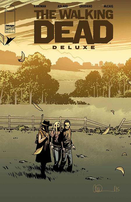 WALKING DEAD DELUXE #147 CVR B CHARLIE ADLARD & DAVE MCCAIG VAR (MR) Image Comics Robert Kirkman Charlie Adlard, Stefano Gaudiano, Dave McCaig Charlie Adlard, Dave McCaig PREORDER