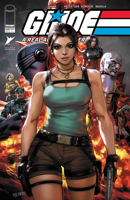 GI JOE A REAL AMERICAN HERO #330 4TH PTG Image Comics Larry Hama Paul Pelletier, Tony Kordos, Francesco Segala Action Figure PREORDER