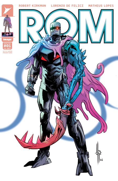 ROM SPECIAL #1 (ONE SHOT) 2ND PTG CVR A JASON HOWARD Image Comics Robert Kirkman Lorenzo De Felici, Matheus Lopes Jason Howard PREORDER