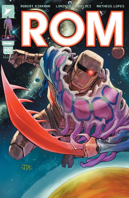 ROM SPECIAL #1 (ONE SHOT) 2ND PTG CVR B JOSHUA CASSARA & ROMULO FAJARDO JR VAR Image Comics Robert Kirkman Lorenzo De Felici, Matheus Lopes Joshua Cassara, Romulo Fajardo Jr. PREORDER