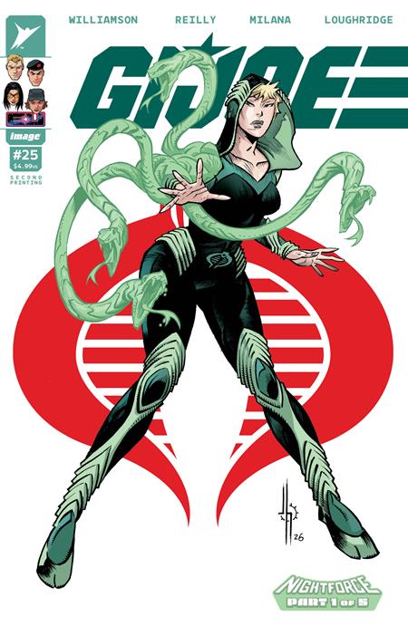GI JOE #25 2ND PTG Image Comics Joshua Williamson Tom Reilly, Andrea Milana, Lee Loughridge Jason Howard PREORDER