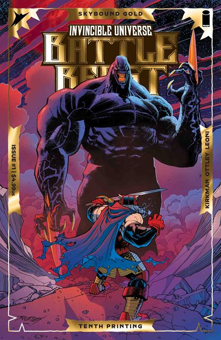 INVINCIBLE UNIVERSE BATTLE BEAST #1 10TH PTG CVR B RYAN OTTLEY & ANNALISA LEONI EMBOSS & GOLD FOIL VAR Image Comics Robert Kirkman Ryan Ottley, Annalisa Leoni Ryan Ottley, Annalisa Leoni PREORDER
