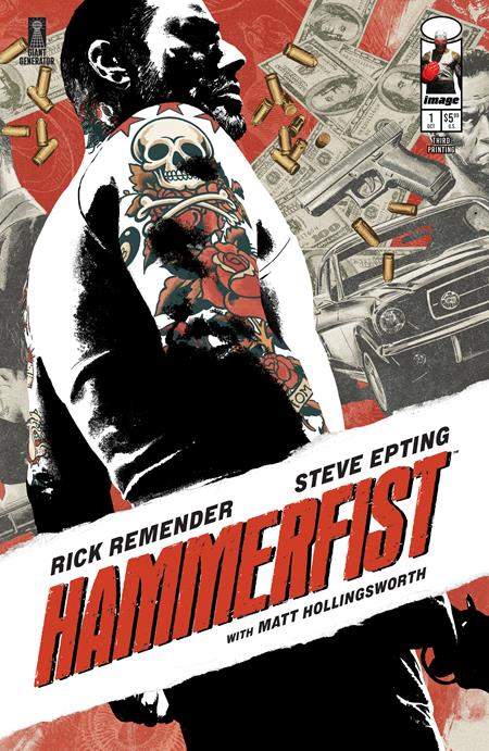 HAMMERFIST #1 3RD PTG (MR) Image Comics Rick Remender Steve Epting, Matt Hollingsworth Steve Epting PREORDER