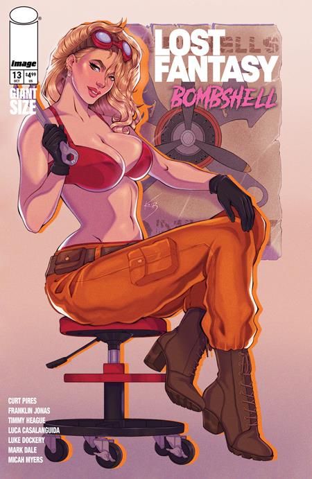 LOST FANTASY #13 CVR H KATT BLANCHETTE BOMBSHELL VAR Image Comics Curt Pires, Timmy Heague Luca Casalanguida Katt Blanchette PREORDER