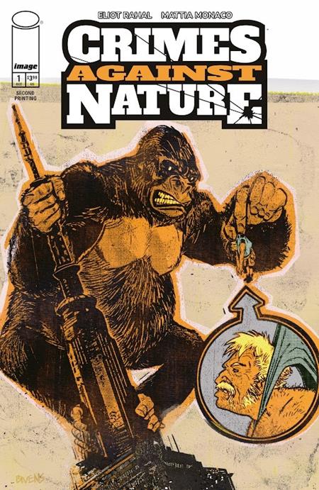 CRIMES AGAINST NATURE #1 2ND PTG Image Comics Eliot Rahal Mattia Monaco John Bivens PREORDER