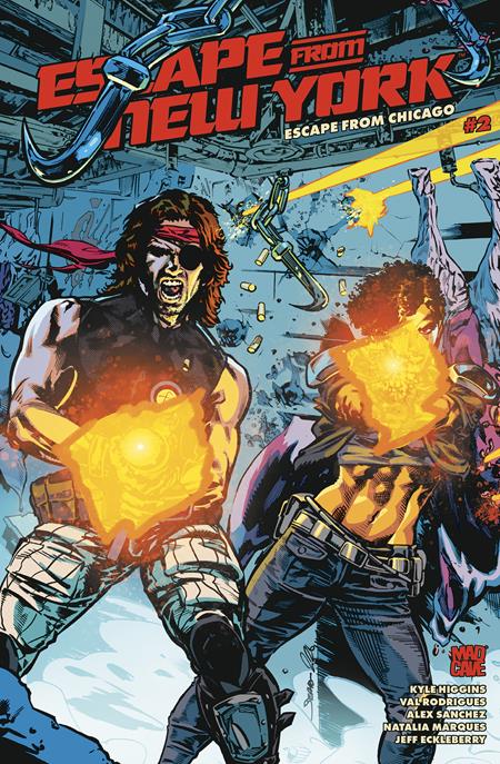 ESCAPE FROM NEW YORK ESCAPE FROM CHICAGO #2 CVR A STEPHEN MOONEY MARK ENGLERT Mad Cave Studios Kyle Higgins Val Rodrigues, Alex Sanchez Stephen Mooney, Mark Englert PREORDER