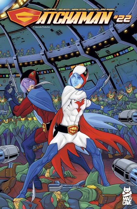 GATCHAMAN #22 CVR A CHRIS BATISTA SABRINA CINTRON Mad Cave Studios Sam Humphries Chris Batista Chris Batista, Sabrina Cintron, Tom Chu PREORDER