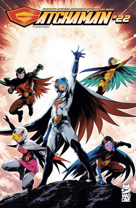 GATCHAMAN #22 CVR B MARIKA CRESTA CARLOS LOPEZ VAR Mad Cave Studios Sam Humphries Chris Batista Marika Cresta, Carlos Lopez PREORDER