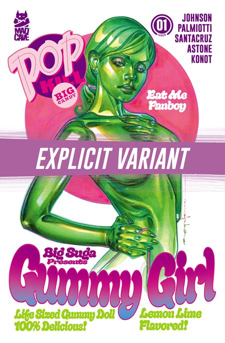 POP KILL BIG CANDY #1 (OF 4) CVR G BRIAN STELFREEZE BLACK BAG CARDSTOCK VAR (MR) Mad Cave Studios Jimmy Palmiotti, Dave Johnson Juan Santacruz Brian Stelfreeze PREORDER
